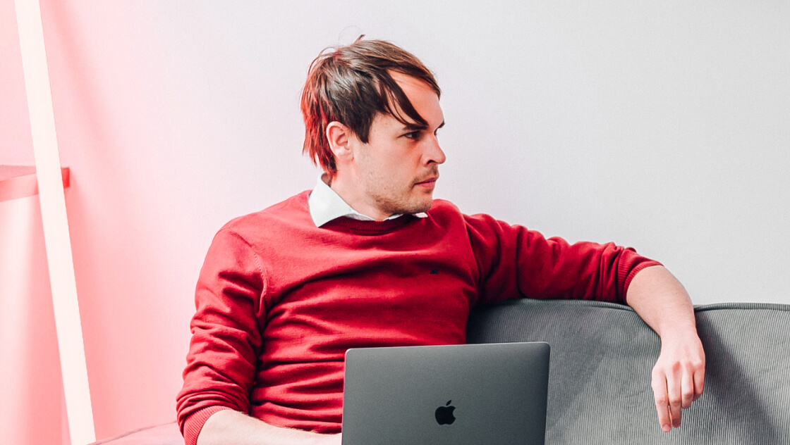 Data Science Engineer listening at meeting